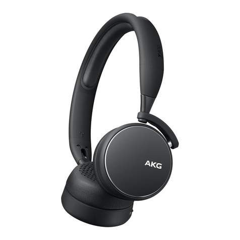 Harman AKG Y400 Wireless User manual