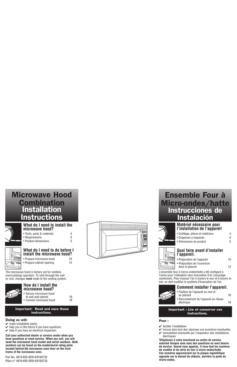 Whirlpool YMH7140XFQ2 installation instructions