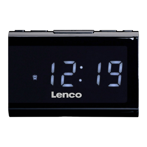 LENCO CR-525 user manual