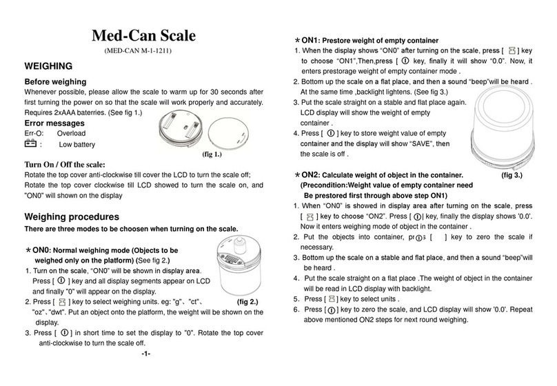Tree MED-CAN M-1-1211 User manual