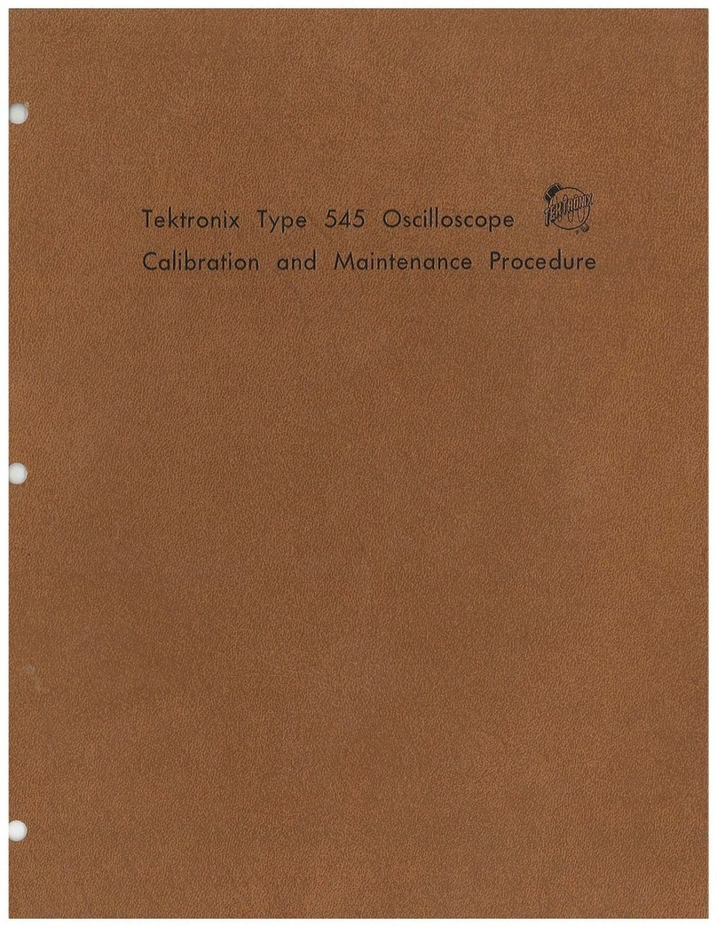 Tektronix 545 Use and care manual