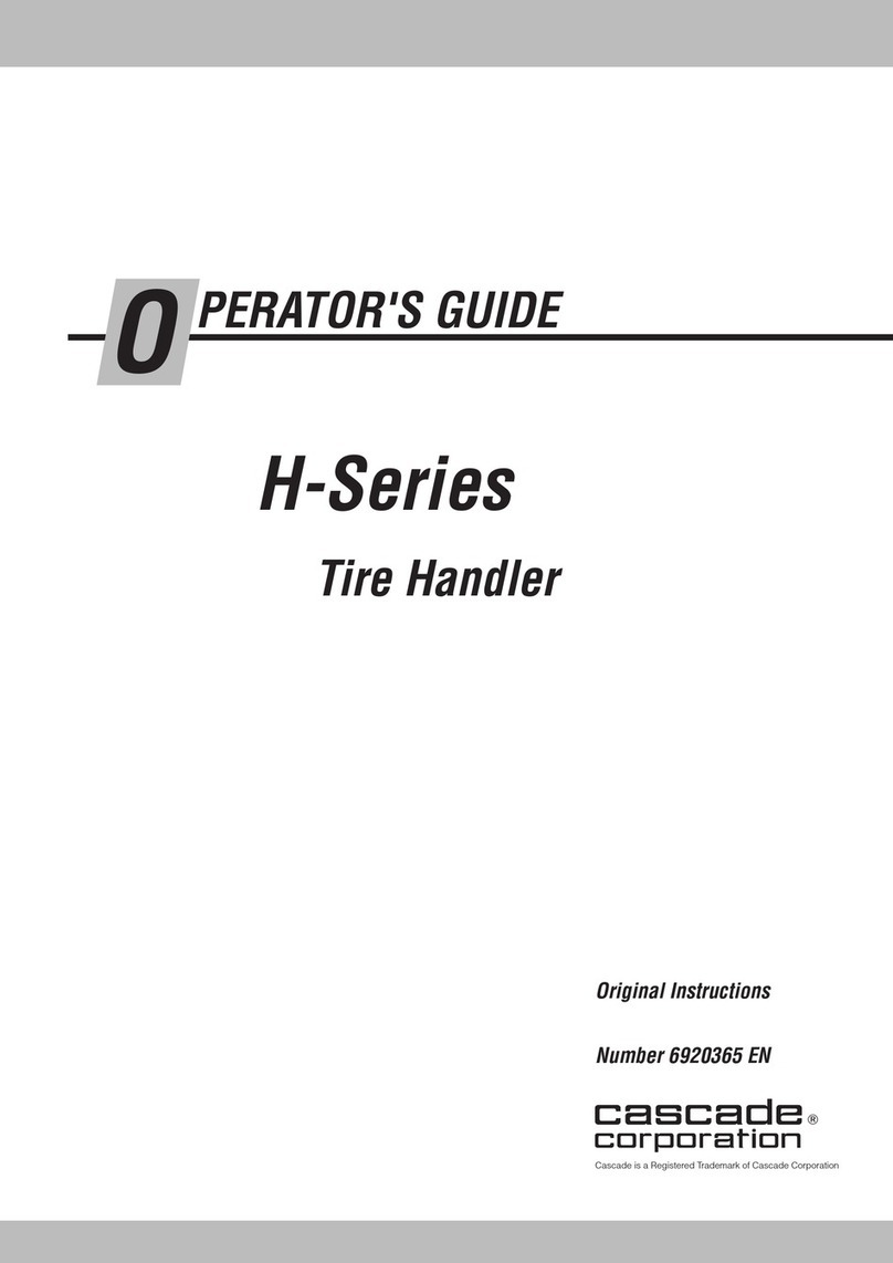 cascade corporation H Series Original instructions