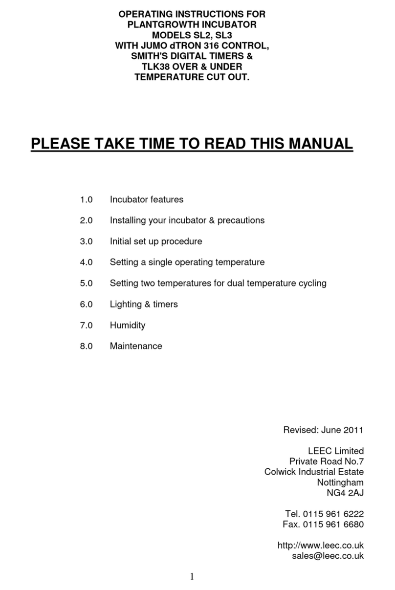 LEEC SL2 operating instructions LEEC SL2 operating instructions