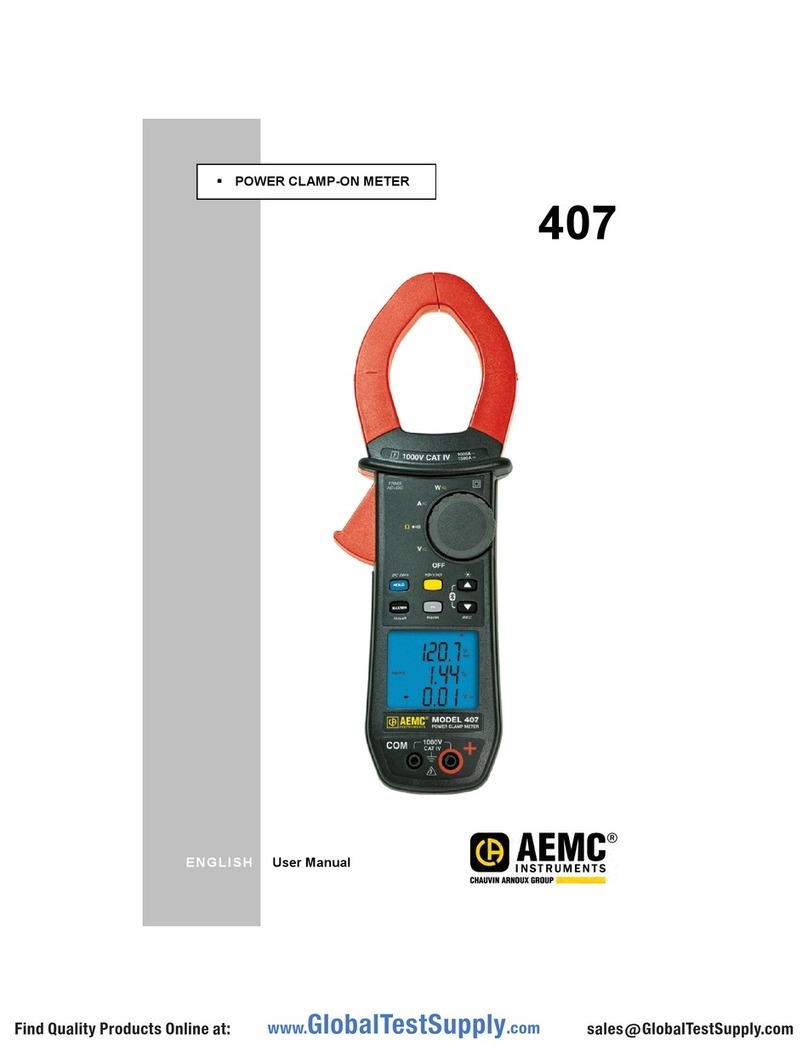 AEMC instruments 407 User manual