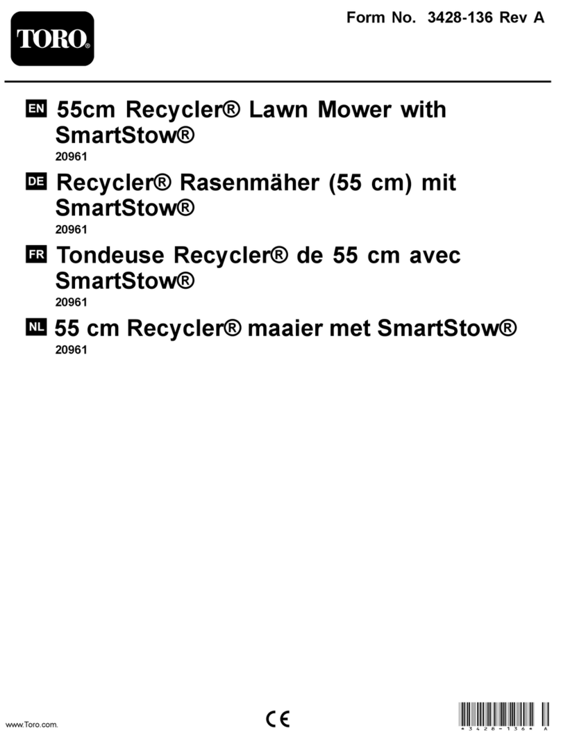 Toro Recycler 20961 Operator's manual