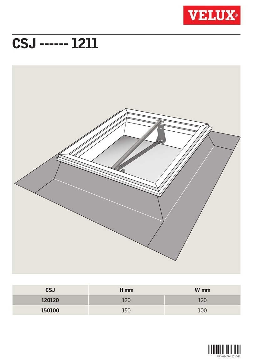 Velux CSJ Series quick start guide