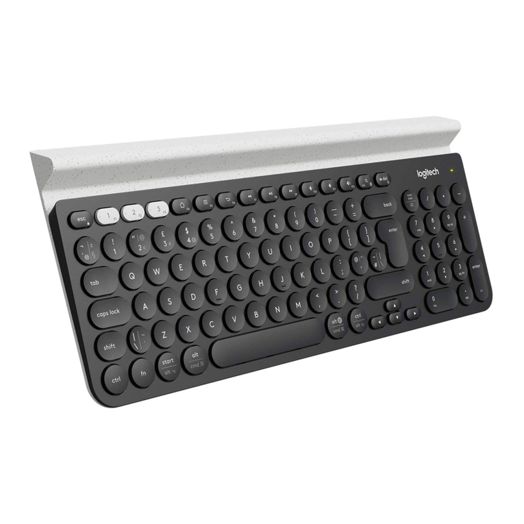 Logitech K780 User manual Logitech K780 User manual