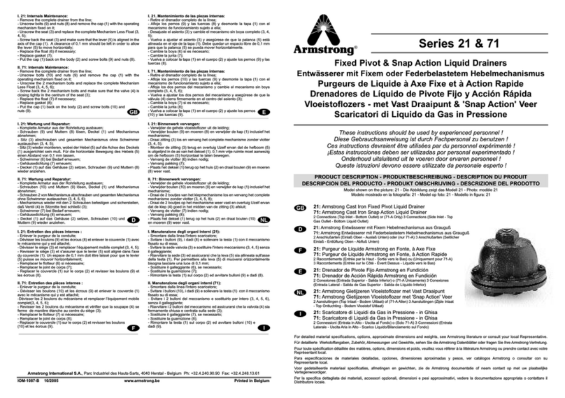 Armstrong 21 Series quick guide