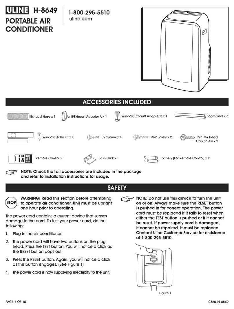U-Line H-8649 User manual