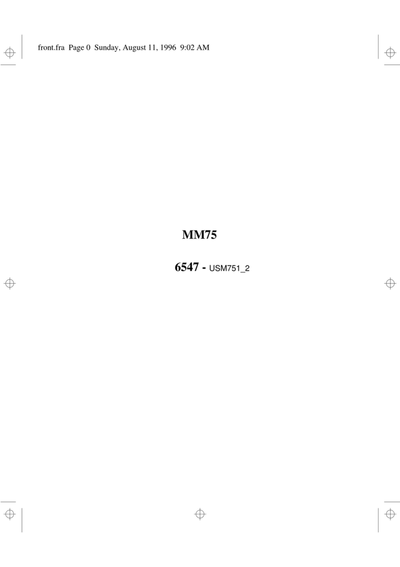 IBM MM75 User manual