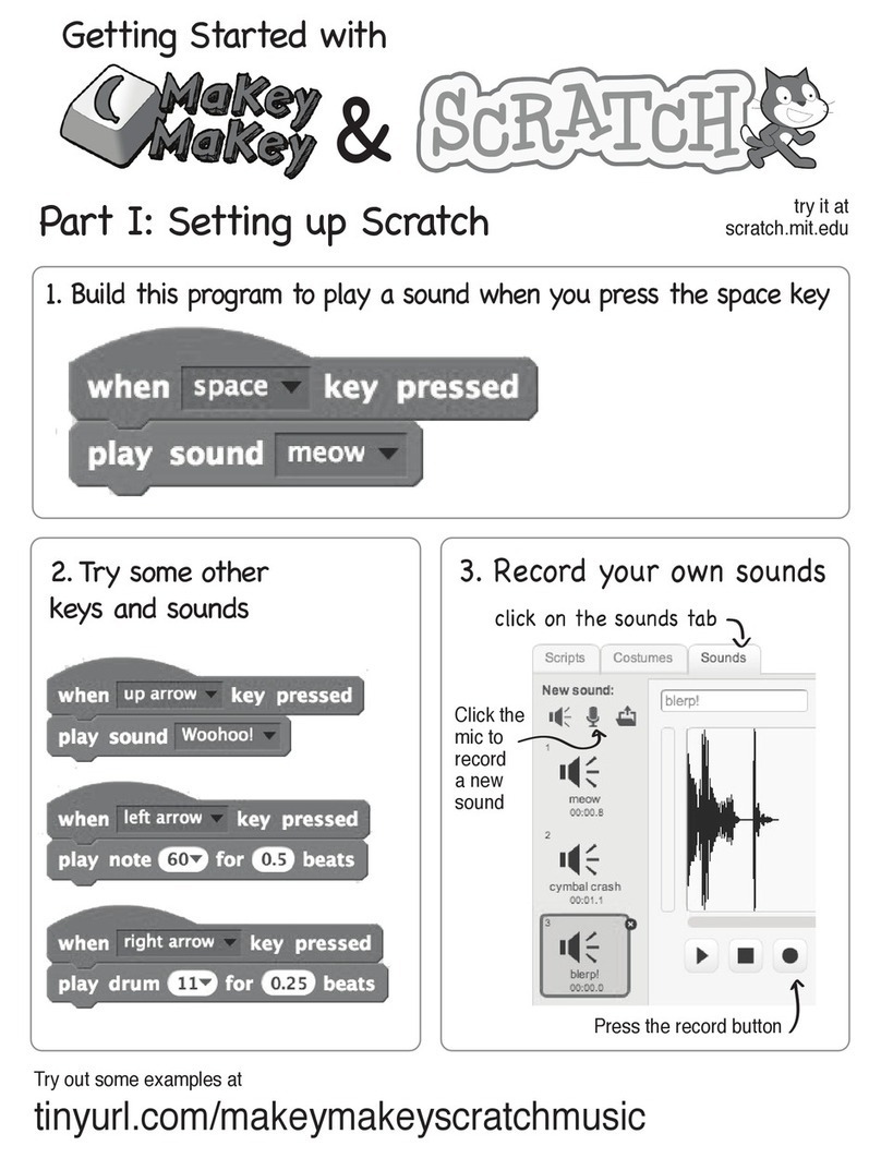 Makey Makey Scratch User manual