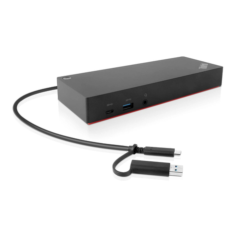 Lenovo ThinkPad Hybrid USB-C with USB-A Dock quick start guide