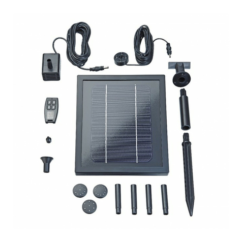 Pontec PondoSolar 250 Control operating instructions