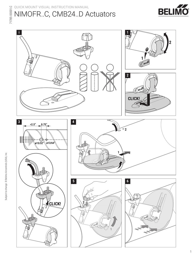 Belimo NIMOFR C Series User manual Belimo NIMOFR C Series User manual