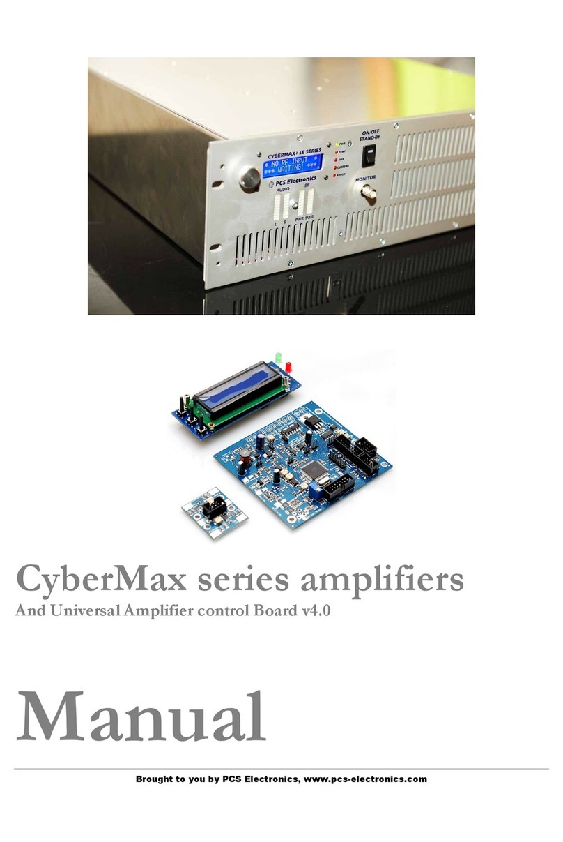 PCS Electronics CyberMax Series manual