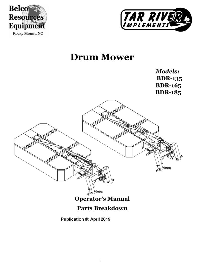Belco Tar River BDR-135 Operator's manual