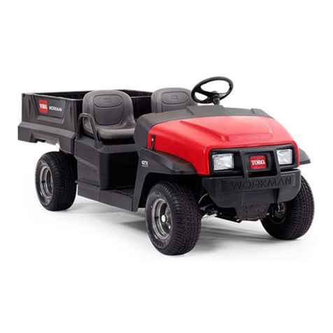 Toro Workman GTX Electric & Lithium Service manual
