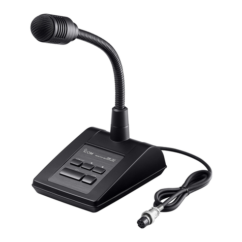 Icom SM-50 User manual