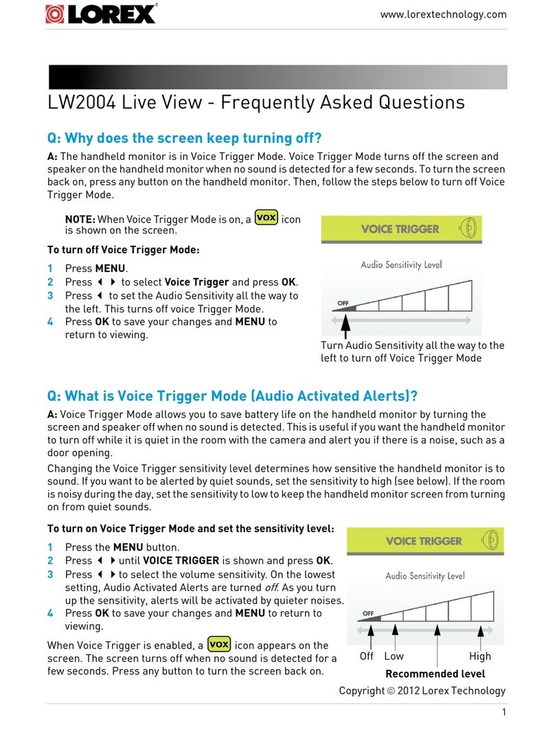 Lorex LW2004 Live View Instruction Manual Lorex LW2004 Live View Instruction Manual