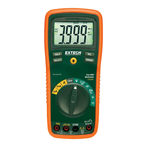 Extech Instruments EX430A User manual Extech Instruments EX430A User manual