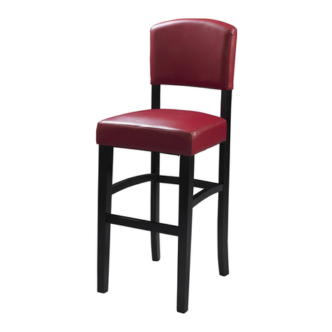 Linon Monaco 0217RED-01-KD-U User manual