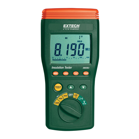 Extech Instruments 380363 user manual Extech Instruments 380363 user manual