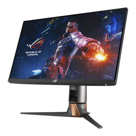 Asus ROG Swift 360Hz PG259QN User manual Asus ROG Swift 360Hz PG259QN User manual