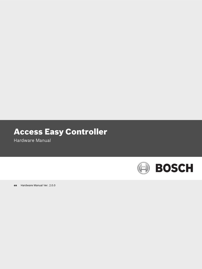 Bosch Access Easy Controller User manual