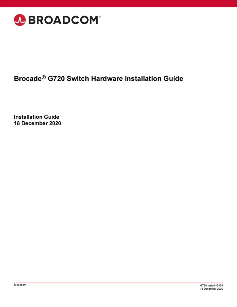 Broadcom Brocade G720 Hardware installation guide