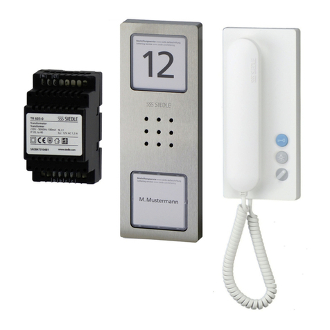 SSS Siedle SET CA 812 Series Product information SSS Siedle SET CA 812 Series Product information