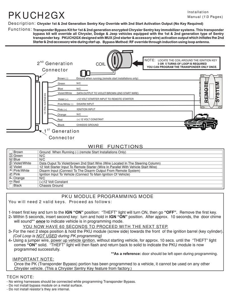 Directechs PKUCH2GX installation manual