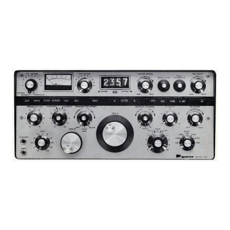 signal one CX-7 User manual