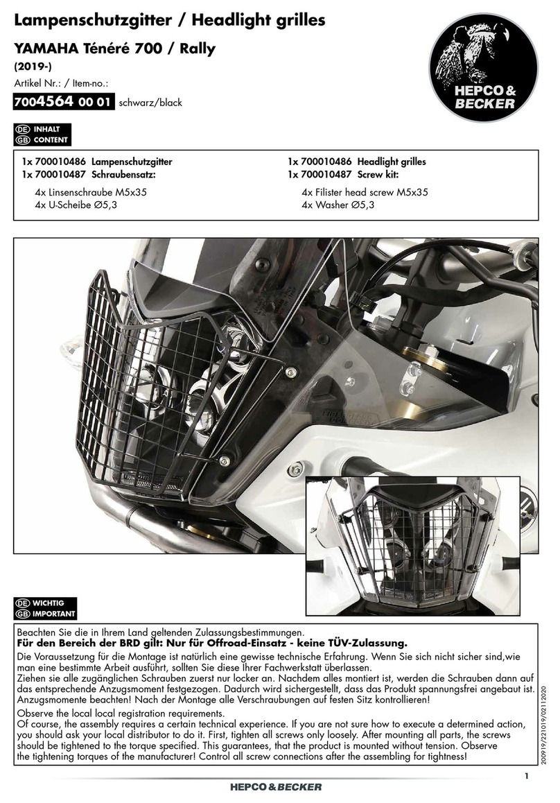 hepco & becker 7004564 00 01 Mounting instructions