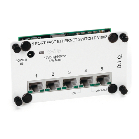On-Q/Legrand DA1002 Instruction/installation sheet On-Q/Legrand DA1002 Instruction/installation sheet