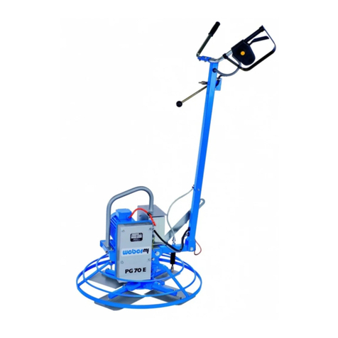 Weber mt PG 90 E Series Operating and maintenance manual