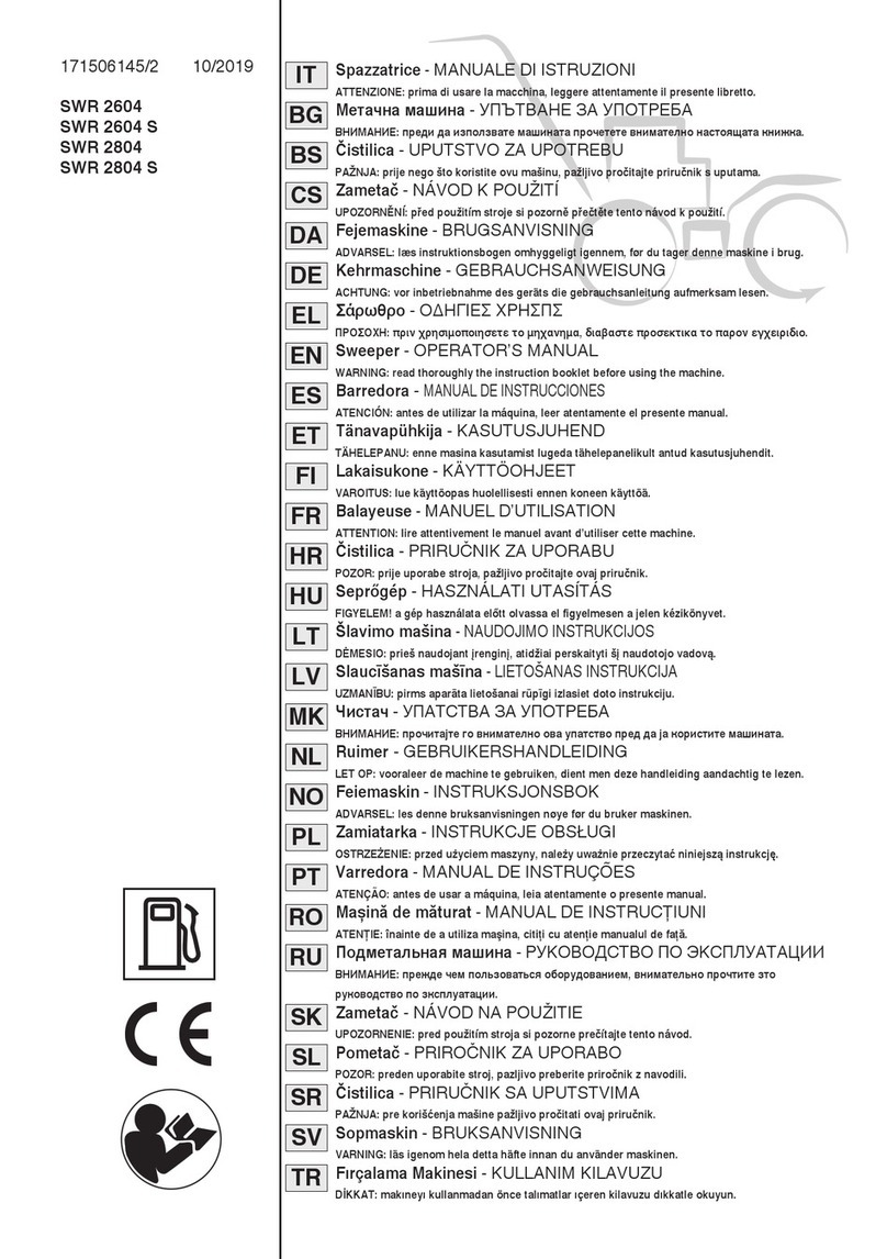 Stiga SWR 2604 Operator's manual