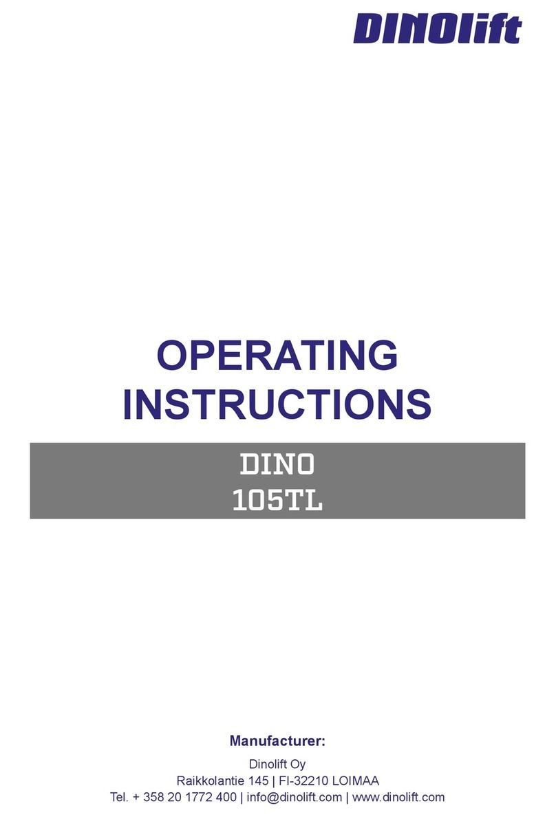 Dino lift DINO 105TL operating instructions Dino lift DINO 105TL operating instructions