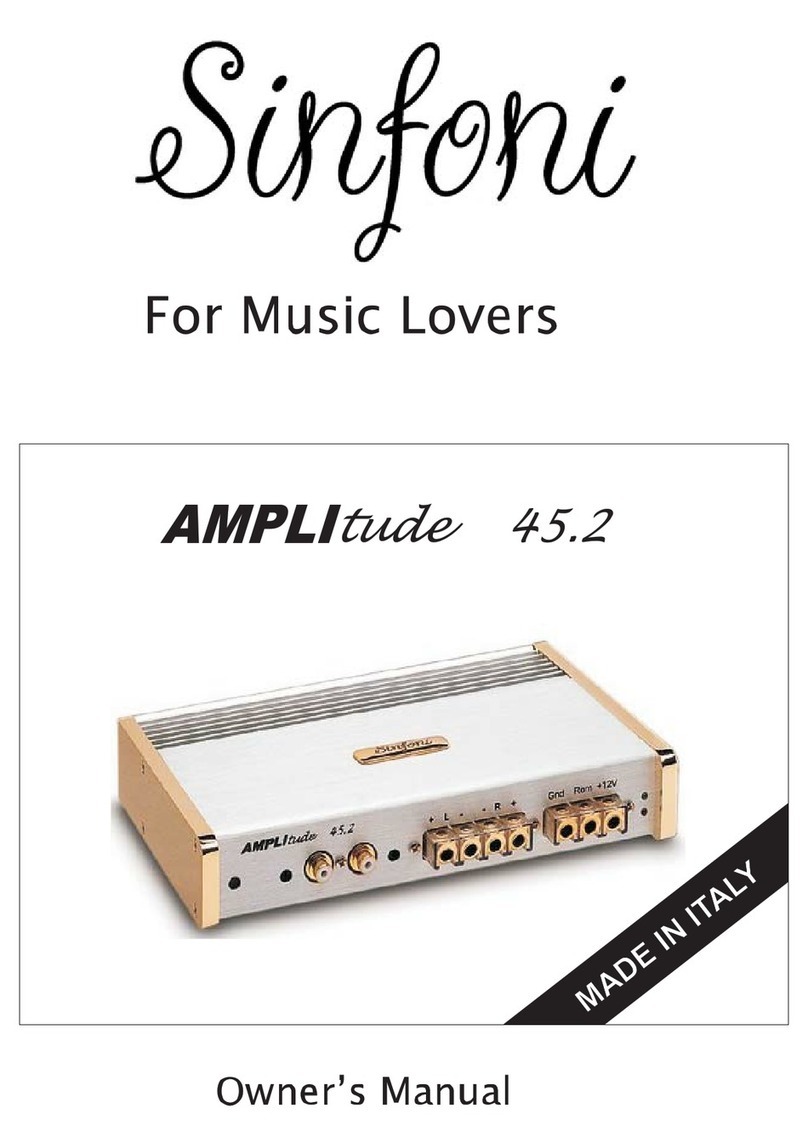 Sinfoni AMPLItude 45.2 owner's manual