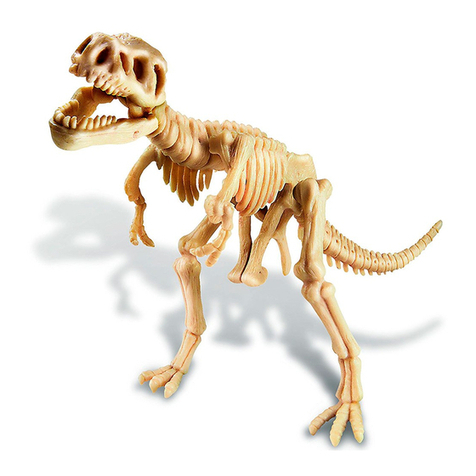 4M DINOSAUR SKELETON EXCAVATION KIT User manual