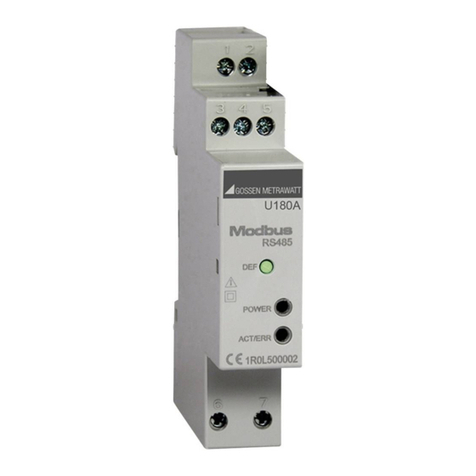 Gossen MetraWatt U180A user manual