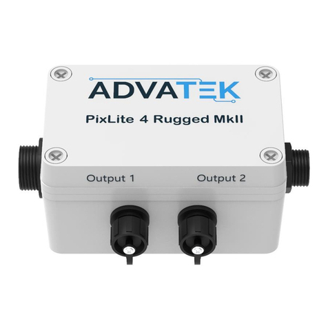 Advatek Lights PIXLITE 4 RUGGED user manual