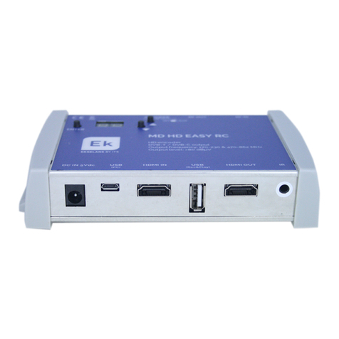 EK MD HD EASY RC User manual & setup guide
