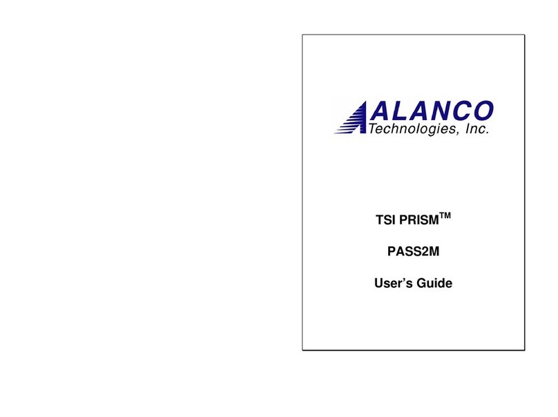 Alanco Technologies, Inc. TSI PRISM PASS2M user guide