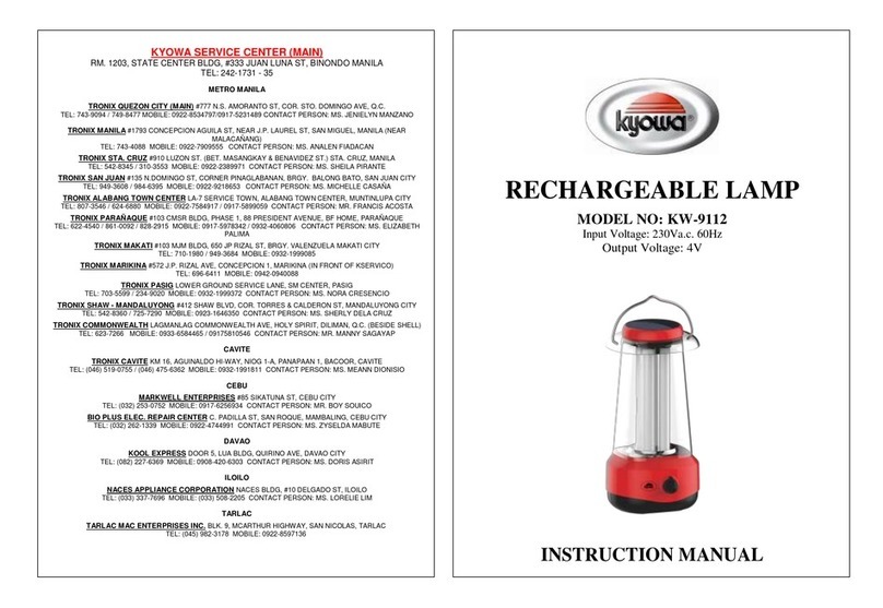 KYOWA KW-9112 instruction manual KYOWA KW-9112 instruction manual