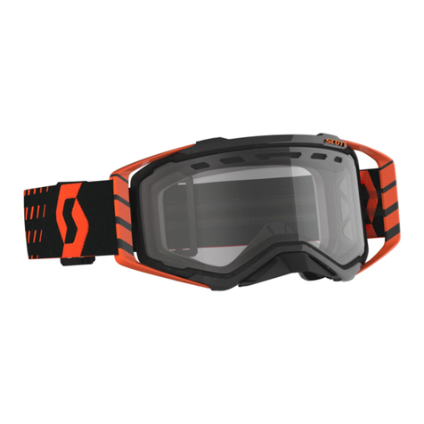 Scott MOTORSPORTS GOGGLE user manual