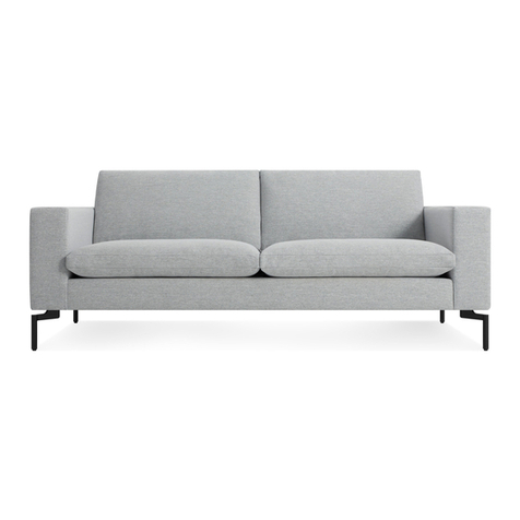 BluDot New Standart Sofa NS1-78SFBK-BL User manual BluDot New Standart Sofa NS1-78SFBK-BL User manual