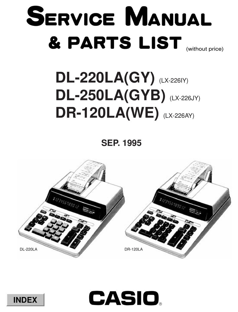 Casio DL-220LA(GY) Troubleshooting guide