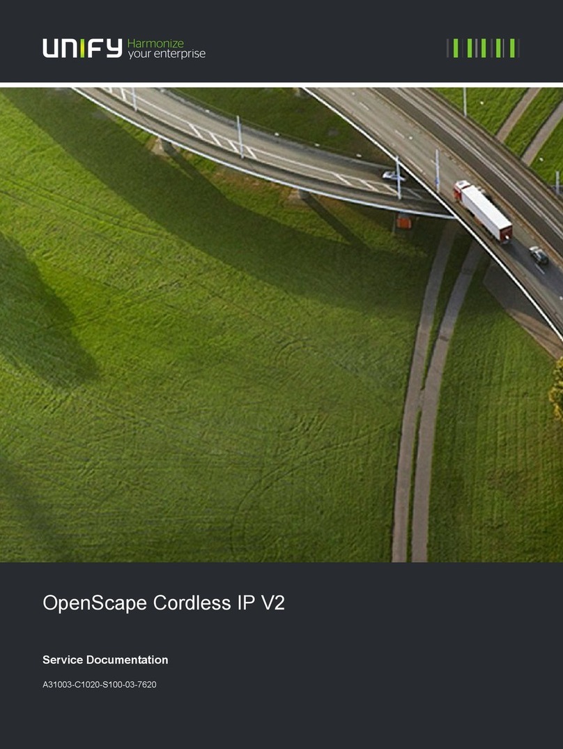 Unify OpenScape Cordless IP V2 Service documentation