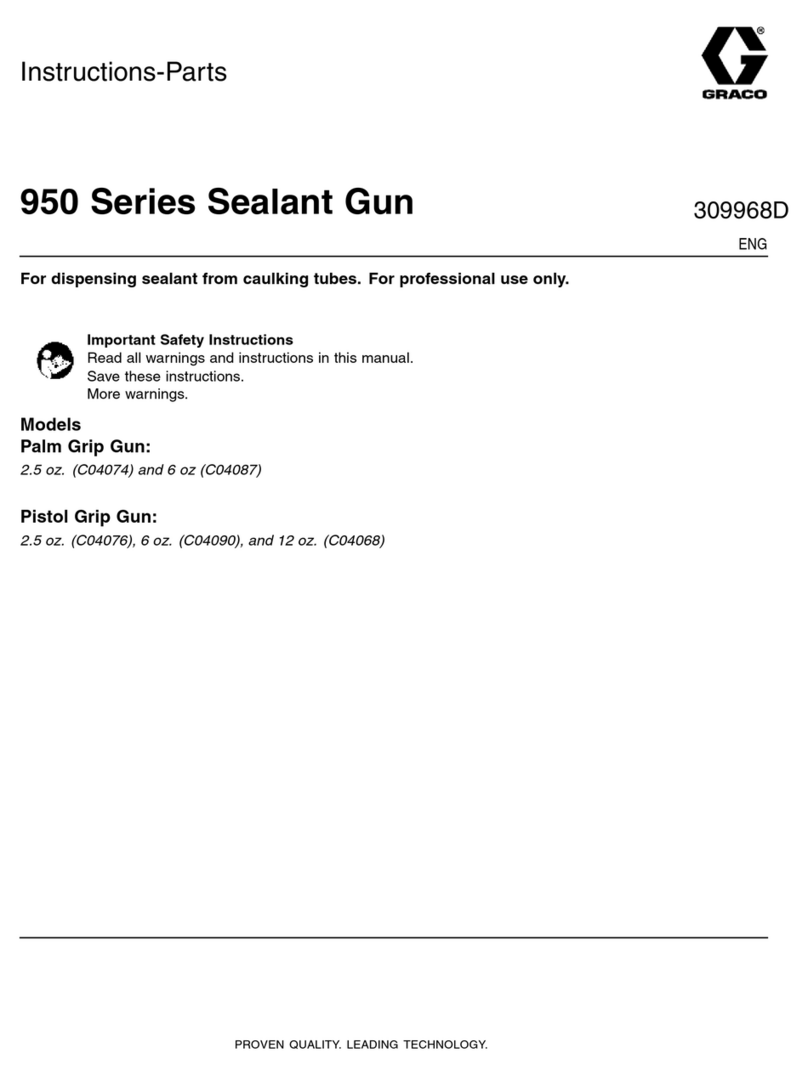 Graco 950 Series Parts list manual