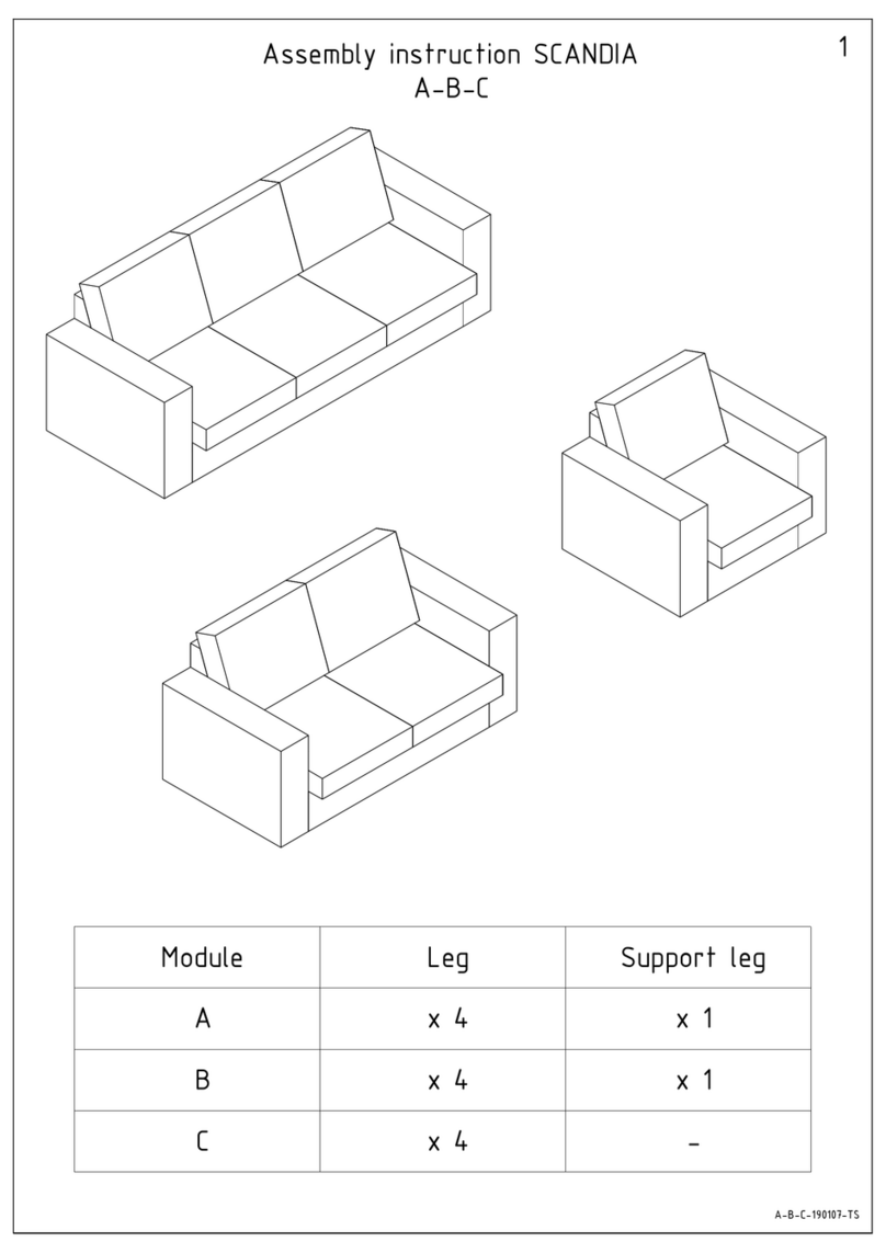 Weba SCANDIA User manual